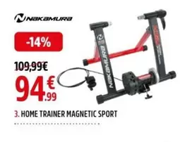 Nakamura - Home Trainer Magnetic Sport offre à 94,99€ sur Intersport