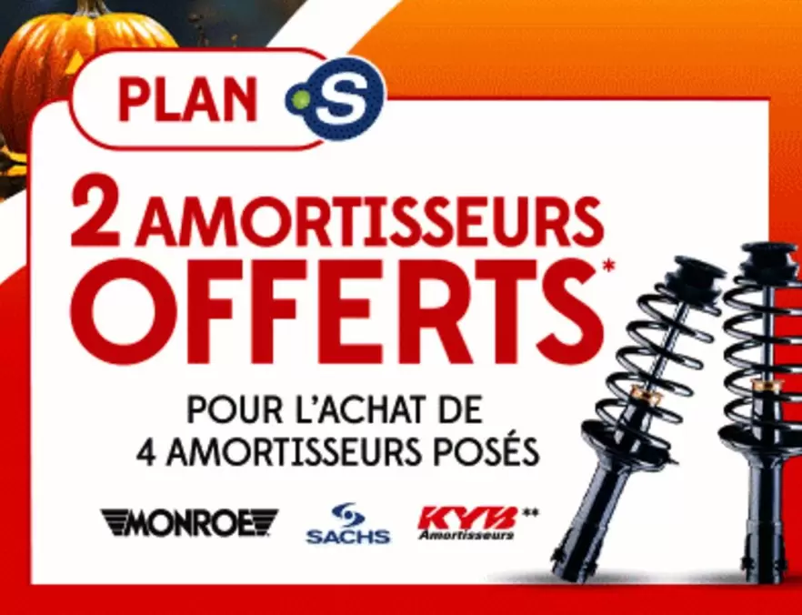 Sachs - Amortisseurs offre sur Point S