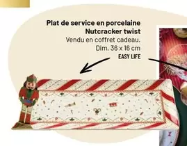 Dim - Plat De Service En Porcelaine Nutcracker Twist offre sur VillaVerde