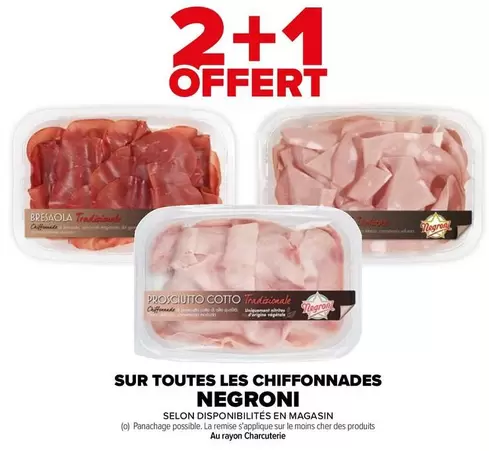 Negroni - Sur Toutes Les Chiffonnades offre sur Carrefour Drive