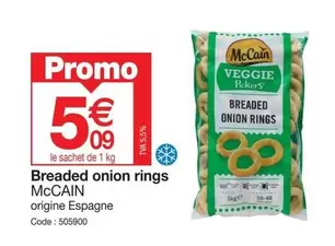 Promo - Breaded Onion Rings offre à 5,09€ sur Promocash