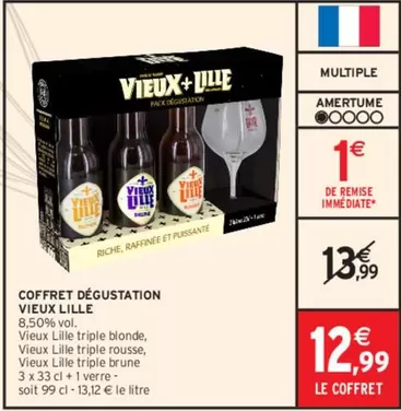 Vieux Lille - Coffret Dégustation offre à 12,99€ sur Intermarché Contact