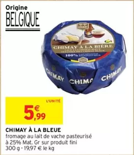 Fini - Chimay À La Bleue offre à 5,99€ sur Intermarché Contact