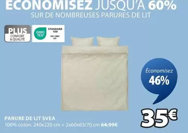 Parure De Lit Svea offre à 35€ sur JYSK