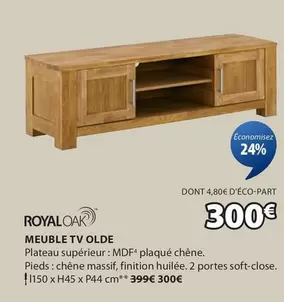 Royal Oak - Meuble Tv Olde offre à 300€ sur JYSK