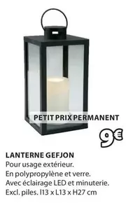 Lanterne Gefjon offre à 9€ sur JYSK