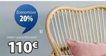 Dont 1.80° D'Éco-part offre à 110€ sur JYSK