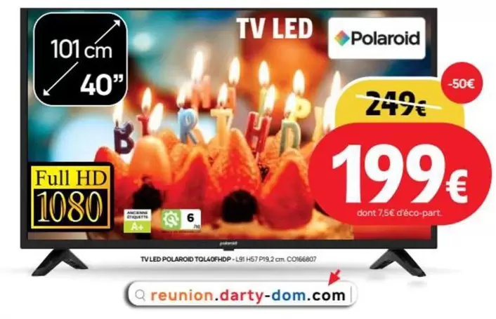 Polaroid - Tv Led offre à 199€ sur Darty