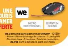 Souris offre sur Darty