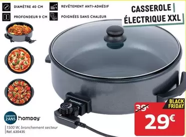 HomDay - Casserole Électrique XXL offre à 29€ sur Gifi