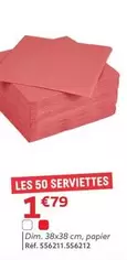 Les 50 Serviettes offre à 1,79€ sur Gifi