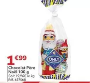 Only - Chocolat Père Noël 100g offre à 1,99€ sur Gifi