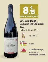 Côtes du Rhône - Côtes Du Rhône 2022 offre à 8,15€ sur Point Vert