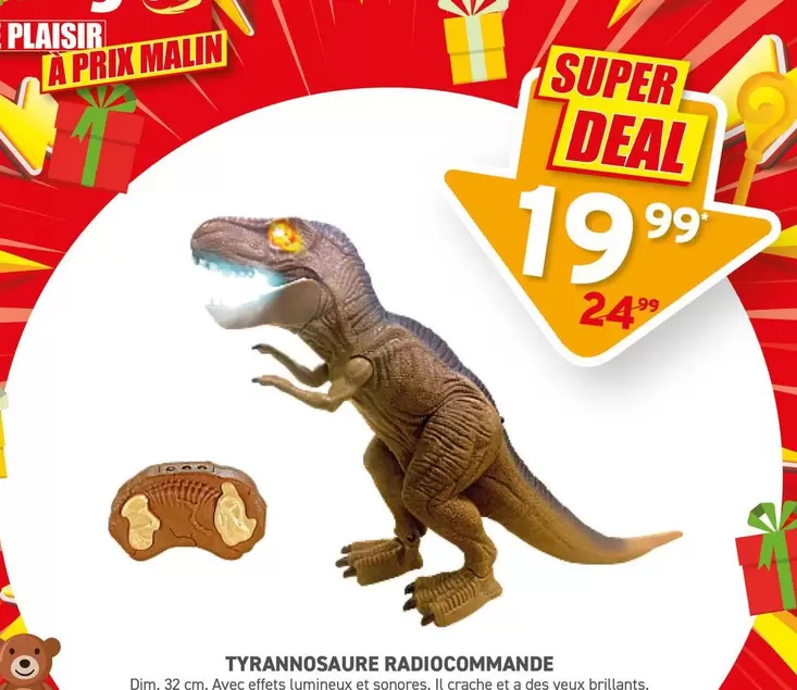 Dim - Tyrannosaure Radiocommande offre à 19,99€ sur Trafic