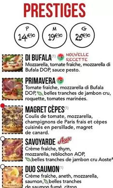 Dop - plats préparés offre sur La Boîte à Pizza