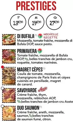 Dop - plats préparés offre sur La Boîte à Pizza