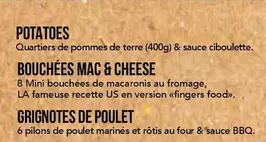 Bouchées offre sur La Boîte à Pizza