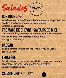 Fromage De Chèvre, Saveurs De Miel offre à 7,6€ sur La Boîte à Pizza