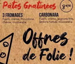 Plats préparés offre sur La Boîte à Pizza