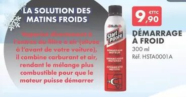 Holts - Démarrage A Froid offre à 9,9€ sur Autodistribution