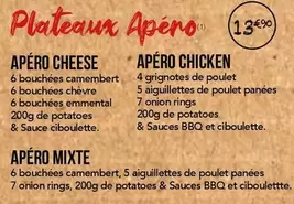 Apéro Chicken offre à 13,9€ sur La Boîte à Pizza