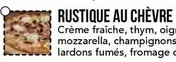 Fromage de chèvre offre sur La Boîte à Pizza