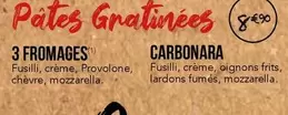 Carbonara offre à 8,9€ sur La Boîte à Pizza