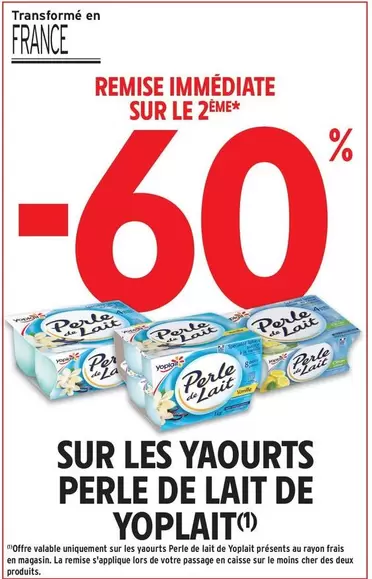 Yoplait - Sur Les Yaourts Perle De Lait