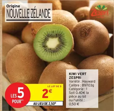 Zespri - Kiwi Vert