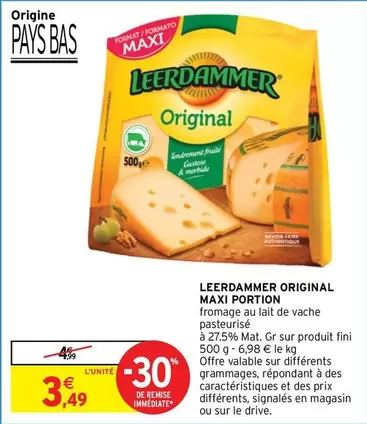 Leerdammer - Original Maxi Portion