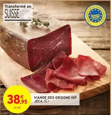 Jeca - Viande Des Grisons Igp