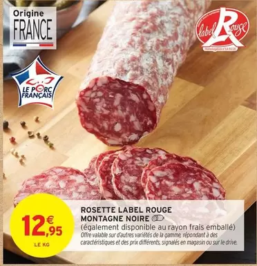 montagne noire - rosette label rouge