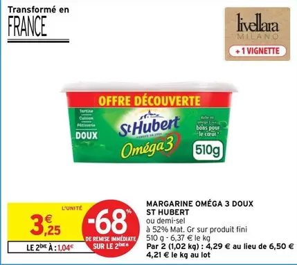 St hubert - Margarine Oméga 3 Doux