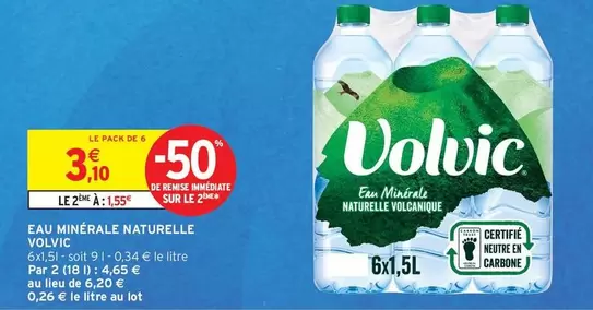 volvic - eau minerale naturelle