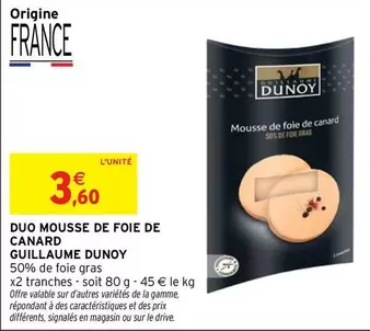 Canard - Duo Mousse De Foie De