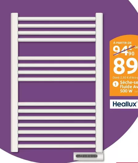 Heallux - Seche-servi Fluide Avanta offre à 89€ sur Mr Bricolage