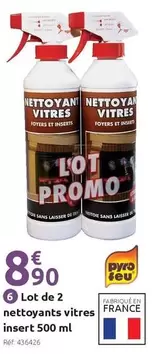 Promo - Lot De 2 Nettoyants Vitres Insert offre à 8,9€ sur Mr Bricolage