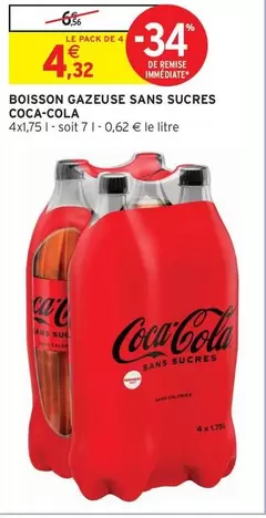 Calor - Boisson Gazeuse Sans Sucres offre à 4,32€ sur Intermarché Express