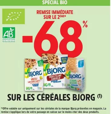 Bjorg - Sur Les Céréales offre sur Intermarché Contact