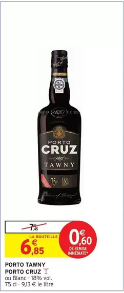 Porto Cruz - Porto Tawny offre à 6,85€ sur Intermarché Contact