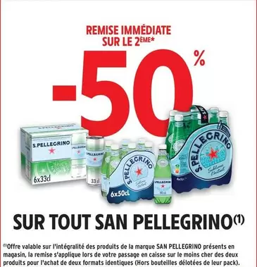 San Pellegrino - Sur Tout offre sur Intermarché Contact