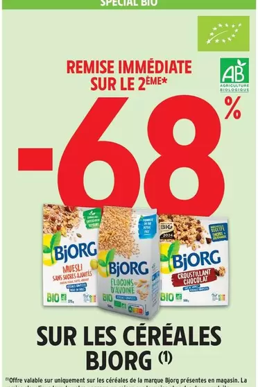 Bjorg - Sur Les Céréales offre sur Intermarché