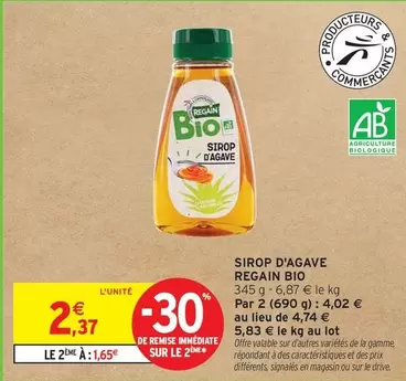 Signal - Sirop D'agave offre à 2,37€ sur Intermarché