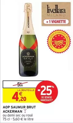 Ackerman - Aop Saumur Brut offre à 4,2€ sur Intermarché