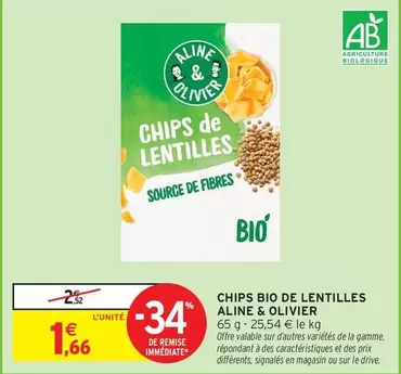 Signal - Chips Bio De Lentilles Aline & Olivier