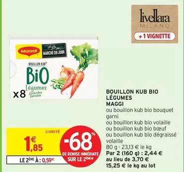 Maggi - Bouillon Kub Bio Legumes