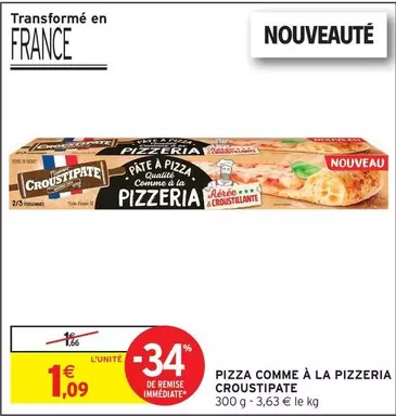 Croustipate - Pizza Comme À La Pizzeria