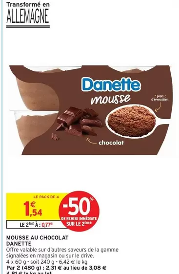 Danette - Mousse Au Chocolat