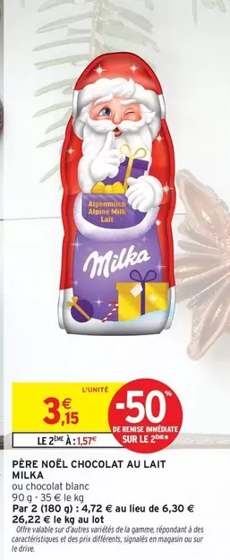 Milka - Père Noël Chocolat Au Lait