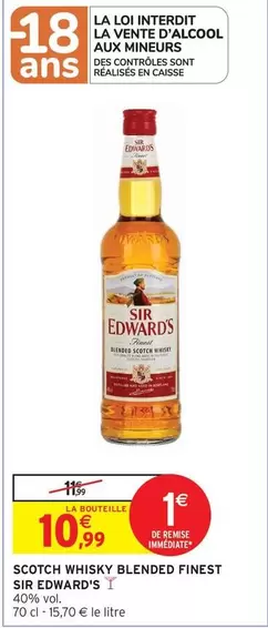 Sir Edward's - Scotch Whisky Blended Finest